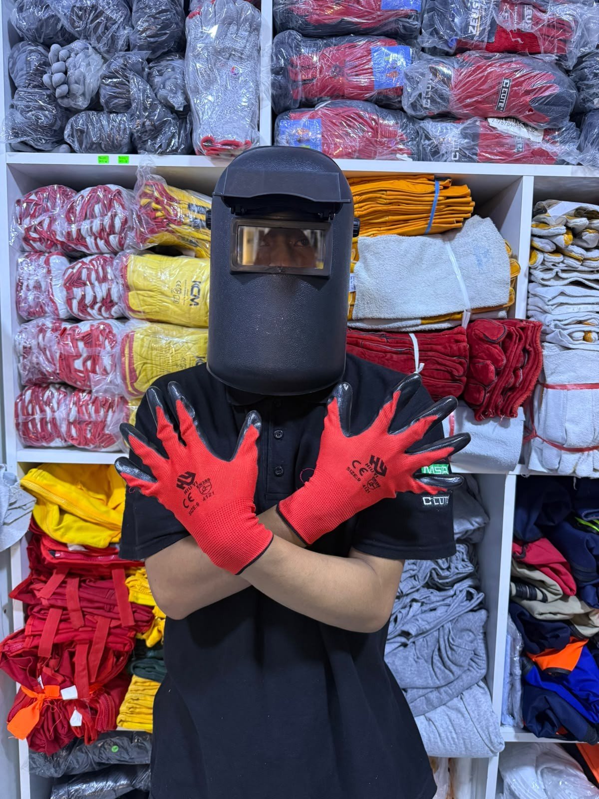 Guante Multi Flex rojo
